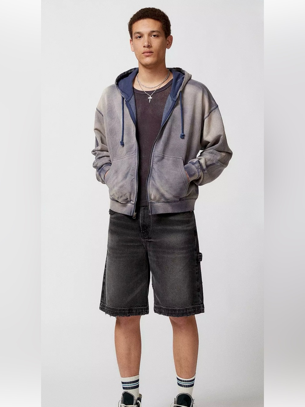 BDG Bonfire zip up hoodie. Size large